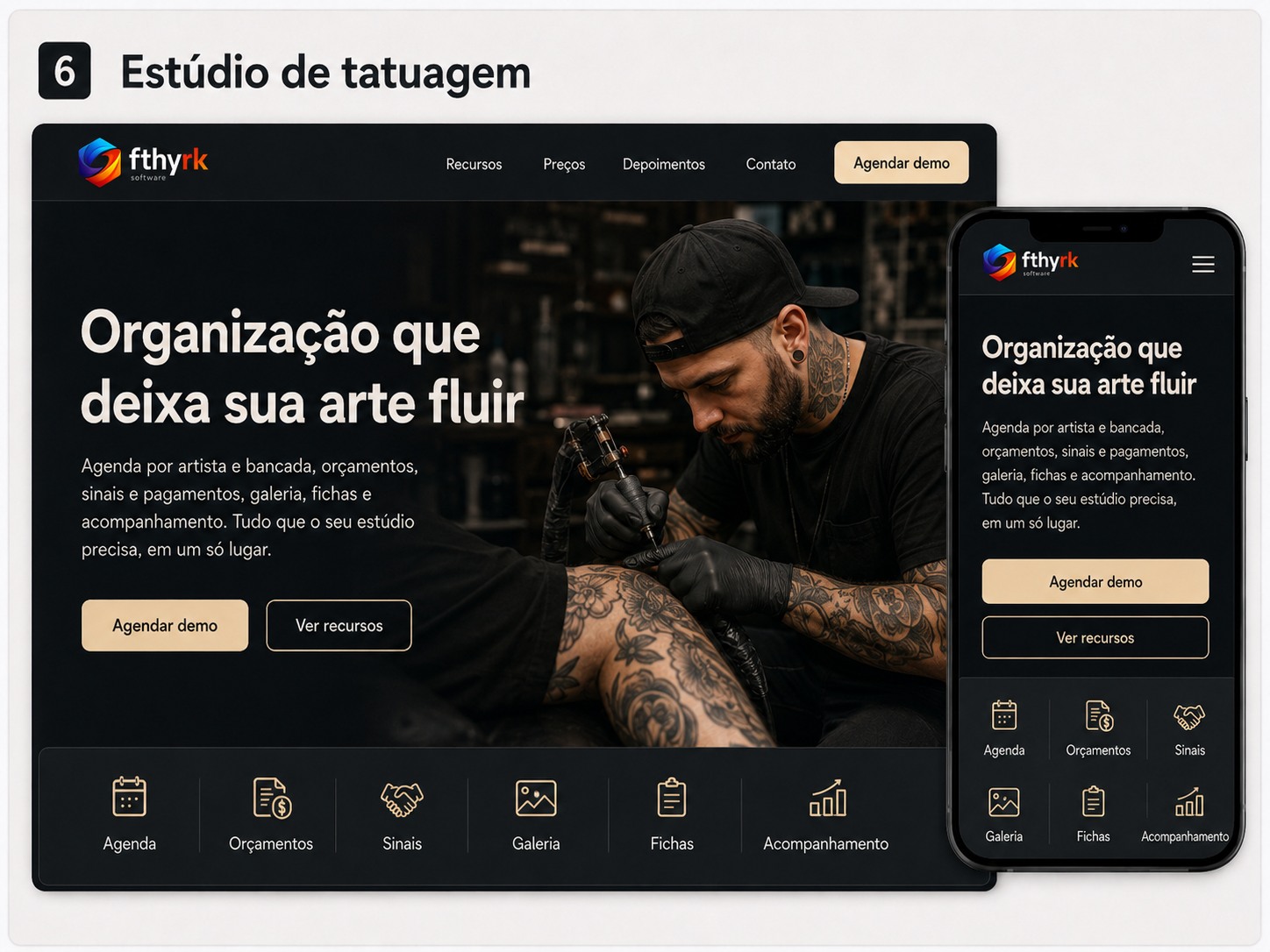 Estúdio de tatuagem